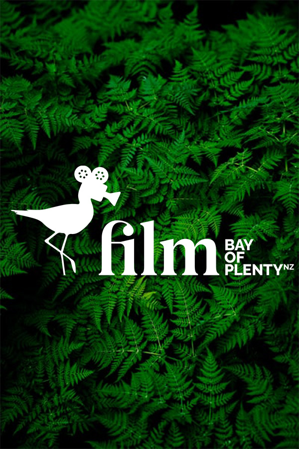Film Bay of Plenty logo over green fern foliage